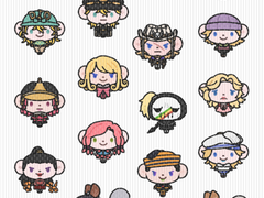 죠죠의 기묘한 모험 SD 스티커 파일 유료배포2