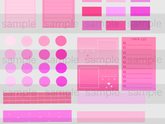 플래너 PNG 스티커