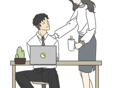 스마트폰 통화로 고백한 서브컬쳐 그녀