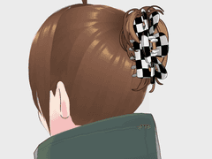 [웹툰소재/현대물 악세서리/ 웹툰소재] 머리집게, 헤어클로 화상소재