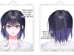 젠이노 귀멸학원 증명사진 키링