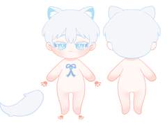 핫쪼 솜인형 도안 커미션