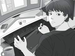 (자캐 일러스트)