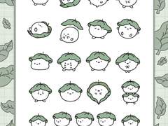 망개떡 친구들 굿노트 스티커 배포