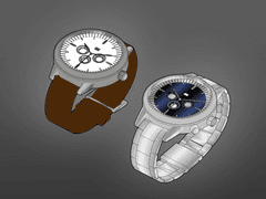 클튜 스케치업 손목시계 3D 소재 (24시간 무료배포)