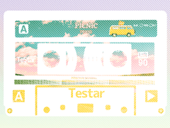 피크닉 카세트테이프 키링