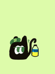 행운고양이 굿노트 스티커