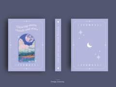 No.1 - Glowing moon, cloud and stars