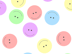 친구를 바라보는 작은 미소