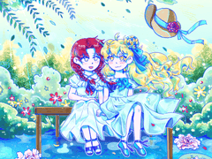 여름낭낭 오마카세 일러스트 커미션