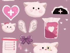 굿노트 너스캣 스티커 도안 [유료도안]