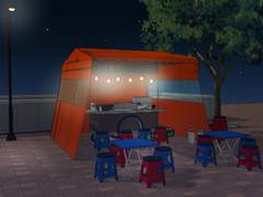 [개인 작업물] 포장마차 (+지하철 출구)