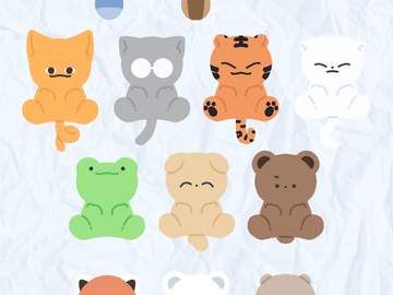 [키링] 세븐틴 도안