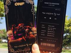 온앤오프 굿즈 제작기 3 _ 박티켓