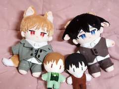 현재까지 만든 틱택토 솜인형들.