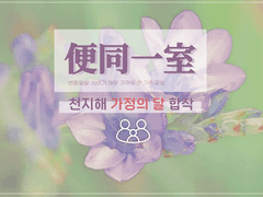 천지해 가정의 달 합작 모집(마감)