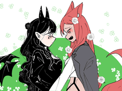 오후커_클로버X악마씨