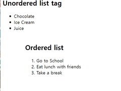 6. 30일 코딩 챌린지 3일차- 리스트 태그 <ul>, <ol>
