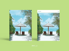 Sold out. 휴양지에서