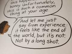 사진] 친구 문제로 힘든 아이 위로하기