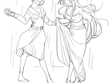 비와 춤과 애정