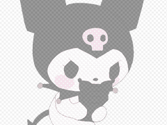 산리오 쿠로미 키링 스티커 도안 유료