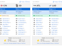 4/19 (화) MLB 조합 추천