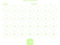 [전자노트 스티커] 해빗트래커 스티커_그린