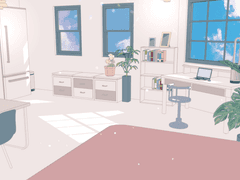 [웹툰 스케치업 배경] 반려식물과 함께하는 밝은 원룸 주택