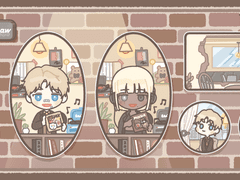 ( X )빈티지 카페 고정틀 커미션