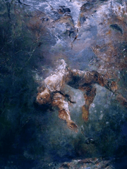 깊은 바다 속 파랑