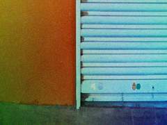 [지명663] 노을과 철문