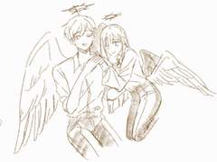 천사&악마 낙서