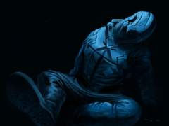 유로파에서 구조를 기다리는 헌터