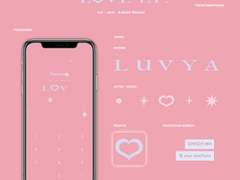 LOVE YA ! pink theme / 애플 ios ver.
