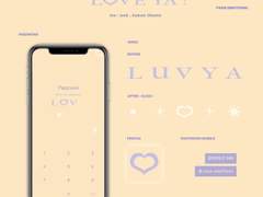 LOVE YA ! yellow theme / 애플 ios ver.
