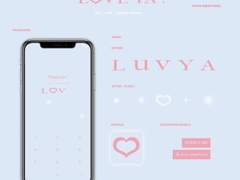 LOVE YA ! blue theme / 애플 ios ver.