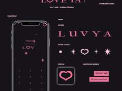 LOVE YA ! black theme / 애플 ios ver.