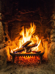 안식처와 난로바닥