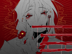 온점 깔끔 선+포인트 채색 커미션