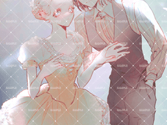 간단채색 커플 반신 220327