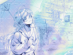 [방송용] 반신 선화 220329