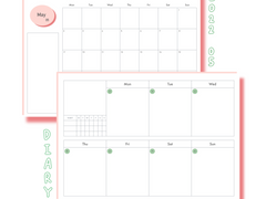 [굿노트 5월 먼슬리/위클리] 심플리