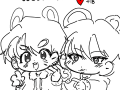 아주 저퀄리티의 국랩+랩른 낙서모음 (수위없습니다..)