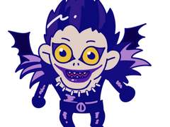 데스노트 류크 키링 도안