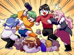 rock and paper and scissors