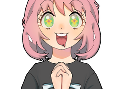 [스파이패밀리] 아냐 투명 포토카드 도안