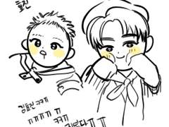 어린이날 기념 온앤오프 낙서