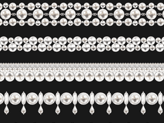 [유료소재] 진주 주얼리 브러시Ⅱ 6종 (골드/실버)