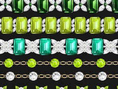 [유료소재] 주얼리 브러시 8종 (초록)